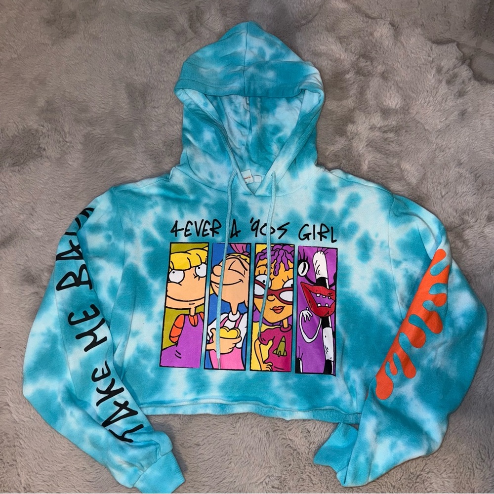 Fashion Nova Cropped Sweater 90s Girl